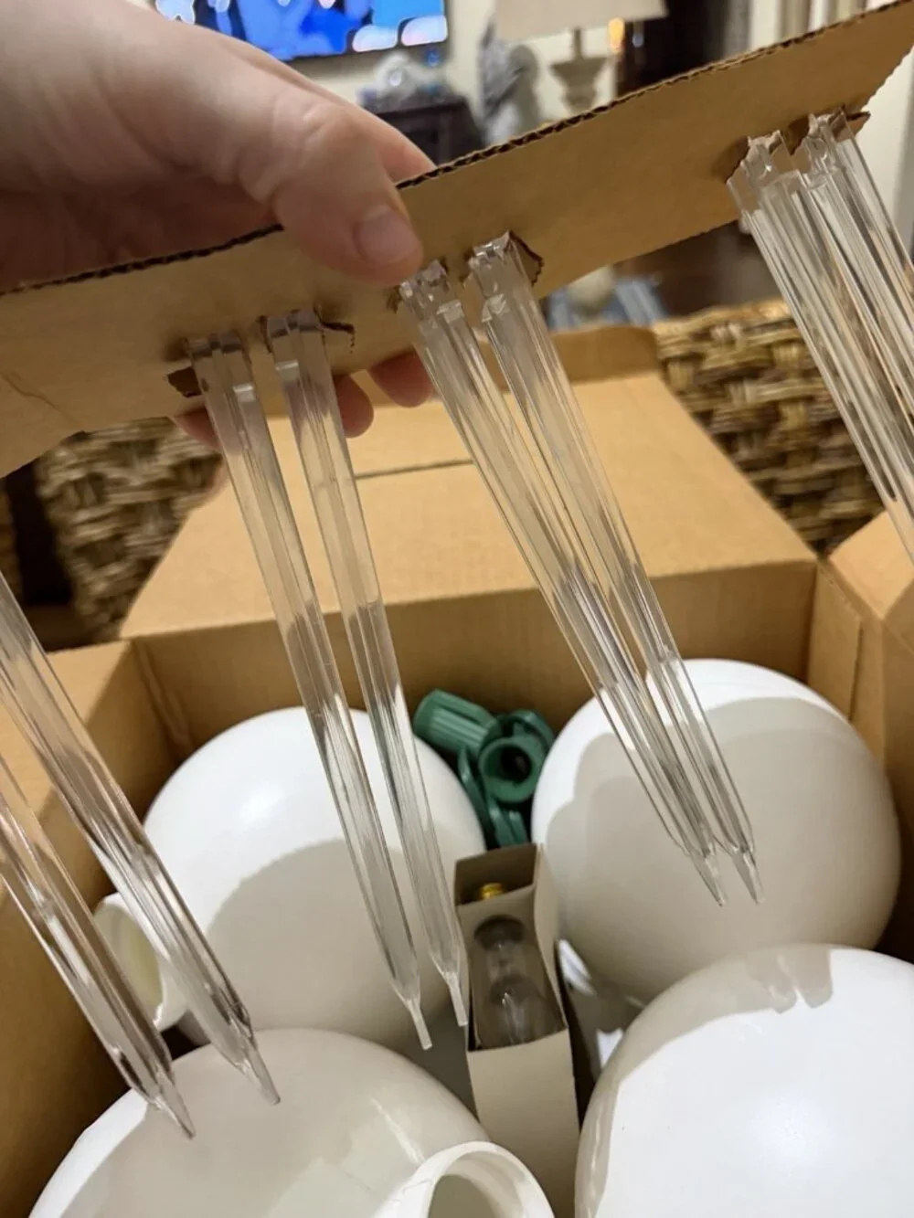 Santa’s Best Snowball Luminaries Set Lights Up Vintage